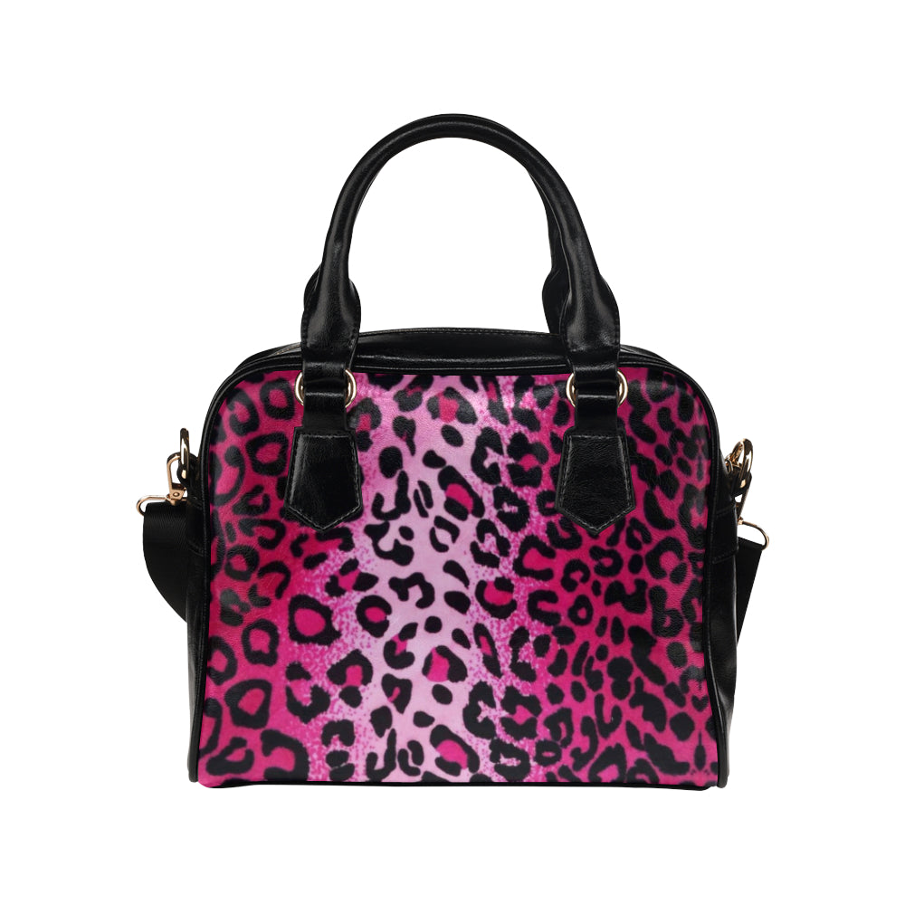 Leopard Pink - Shoulder Handbag - Little Goody New Shoes Australia
