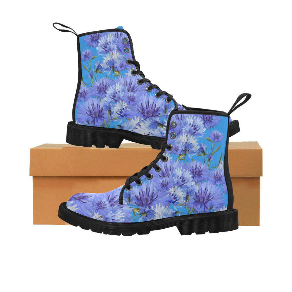 Cornflower - Canvas Boots - Little Goody New Shoes Australia