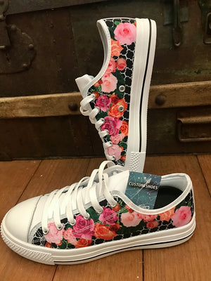Roses - Low Tops - Little Goody New Shoes Australia